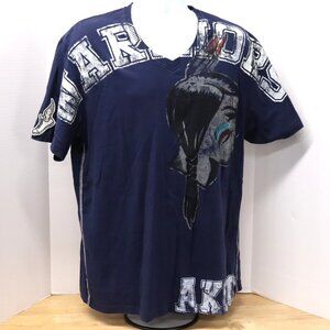 Akoo‎ Streetwear "WARRIORS" V-Neck Tshirt Adult Size Medium